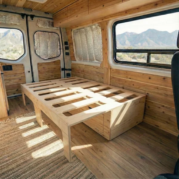 Lit Peigne Ouvert Peuplier