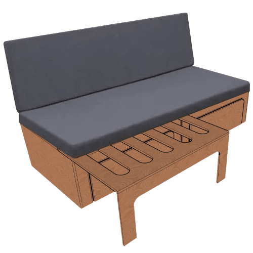 Pack Lit peigne Matelas Housse