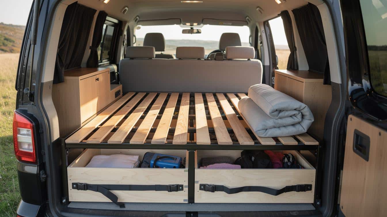 Quel sommier choisir pour un lit peigne en van aménagé ?