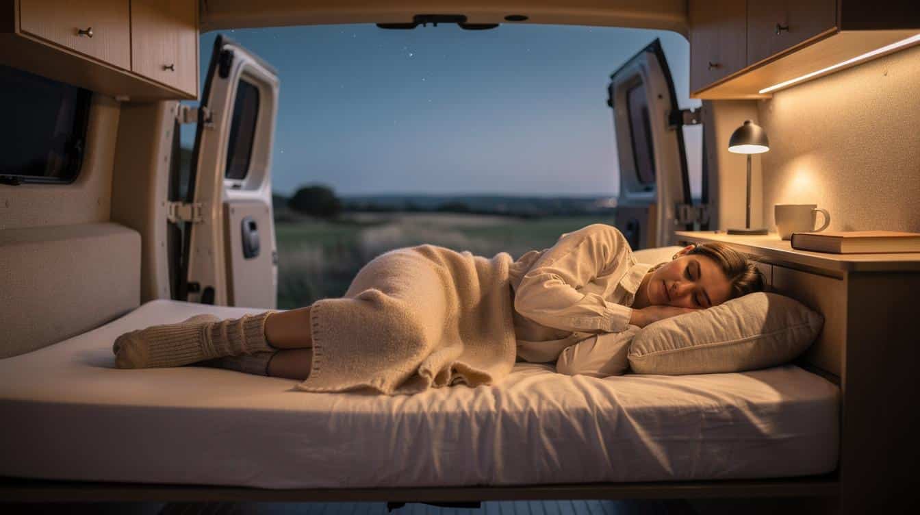 Comment dormir en van quand on a mal au dos ?